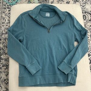 Merona Men's Teal Zip-Up Sweater